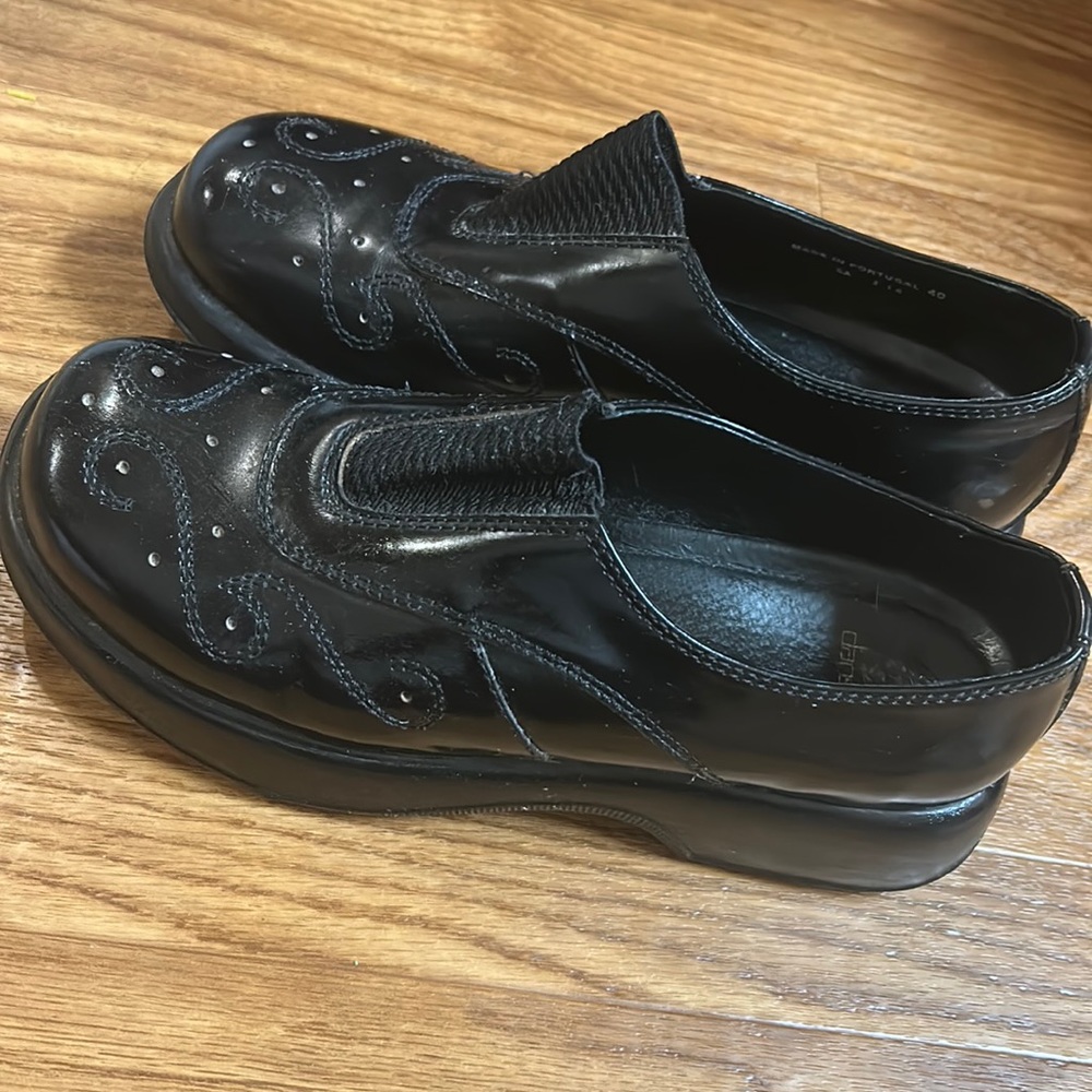 Dansko 90s Y2K Leather Wingtip Oxford Chunky Platform Shoes Made in Portugal